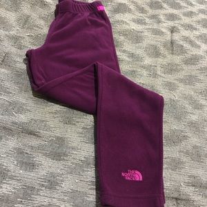The North Face girls size 10/12 Fleece Pants